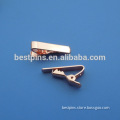 1 inch rose gold plated tie clips promotion